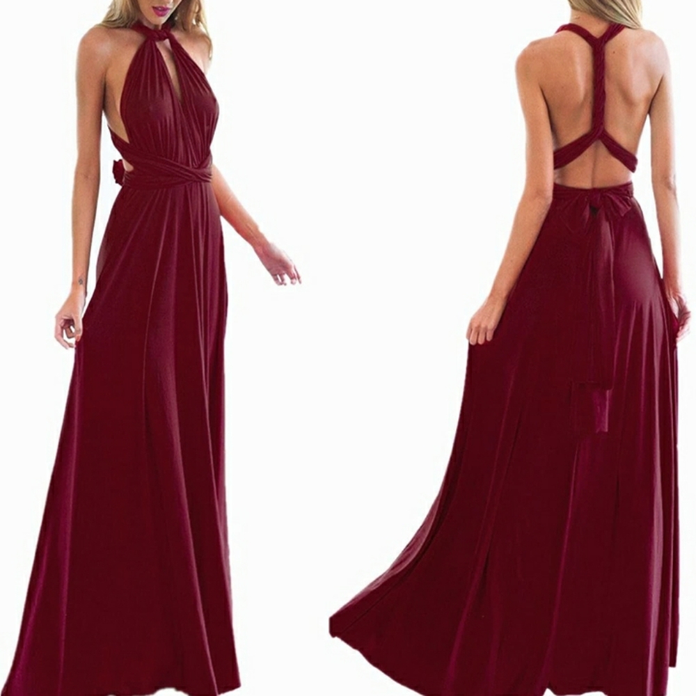 Infinity bridesmaid maxi dress